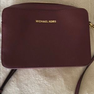 Michael Kors Maroon Crossbody